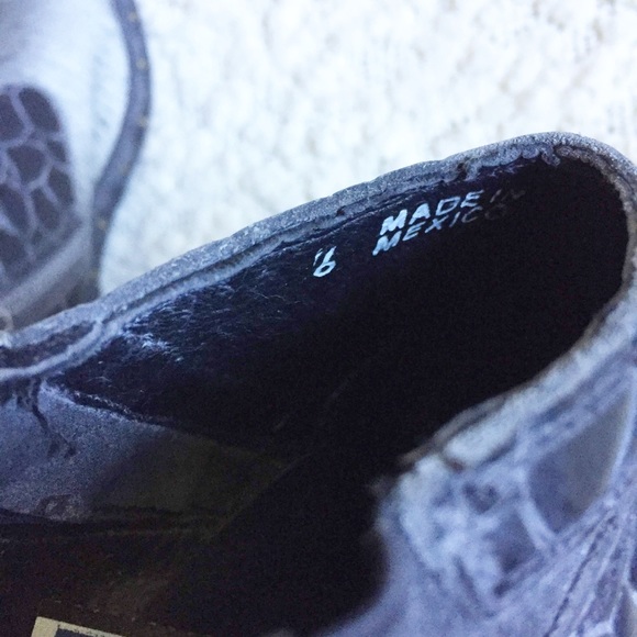 NWOT Free People + Farylrobin Western Westley Bootie 6, gray black new w/o tags - Picture 7 of 8